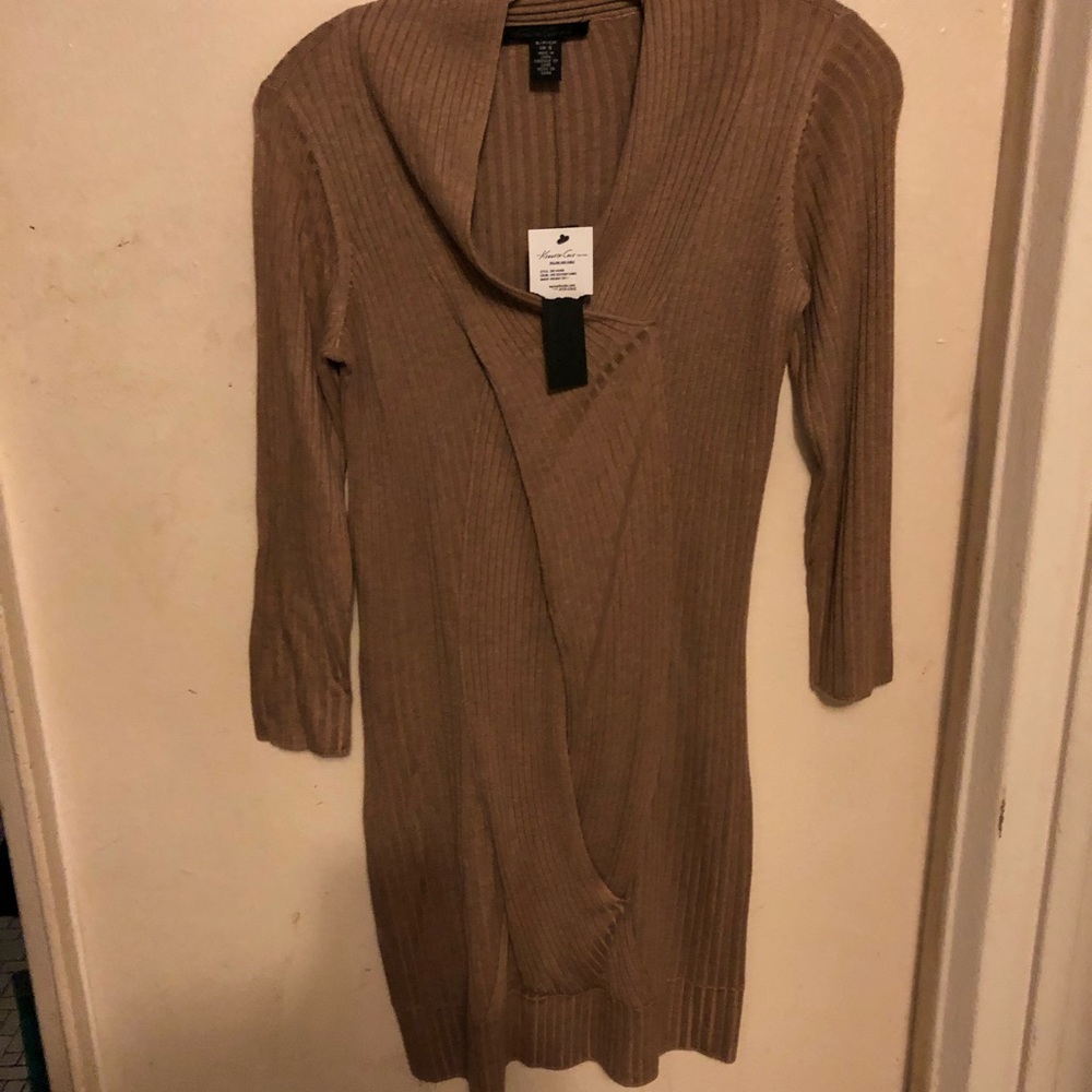 Sweater dress.